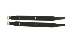 Load image into Gallery viewer, Huntley Equestrian Children's Black Leather Jodhpur Garter Straps