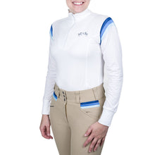 Load image into Gallery viewer, Equine Couture Gradient Long Sleeve Show Shirt