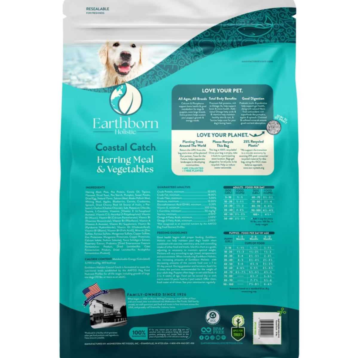 25 Holistic Coastal Catch Grain Free Dog Food