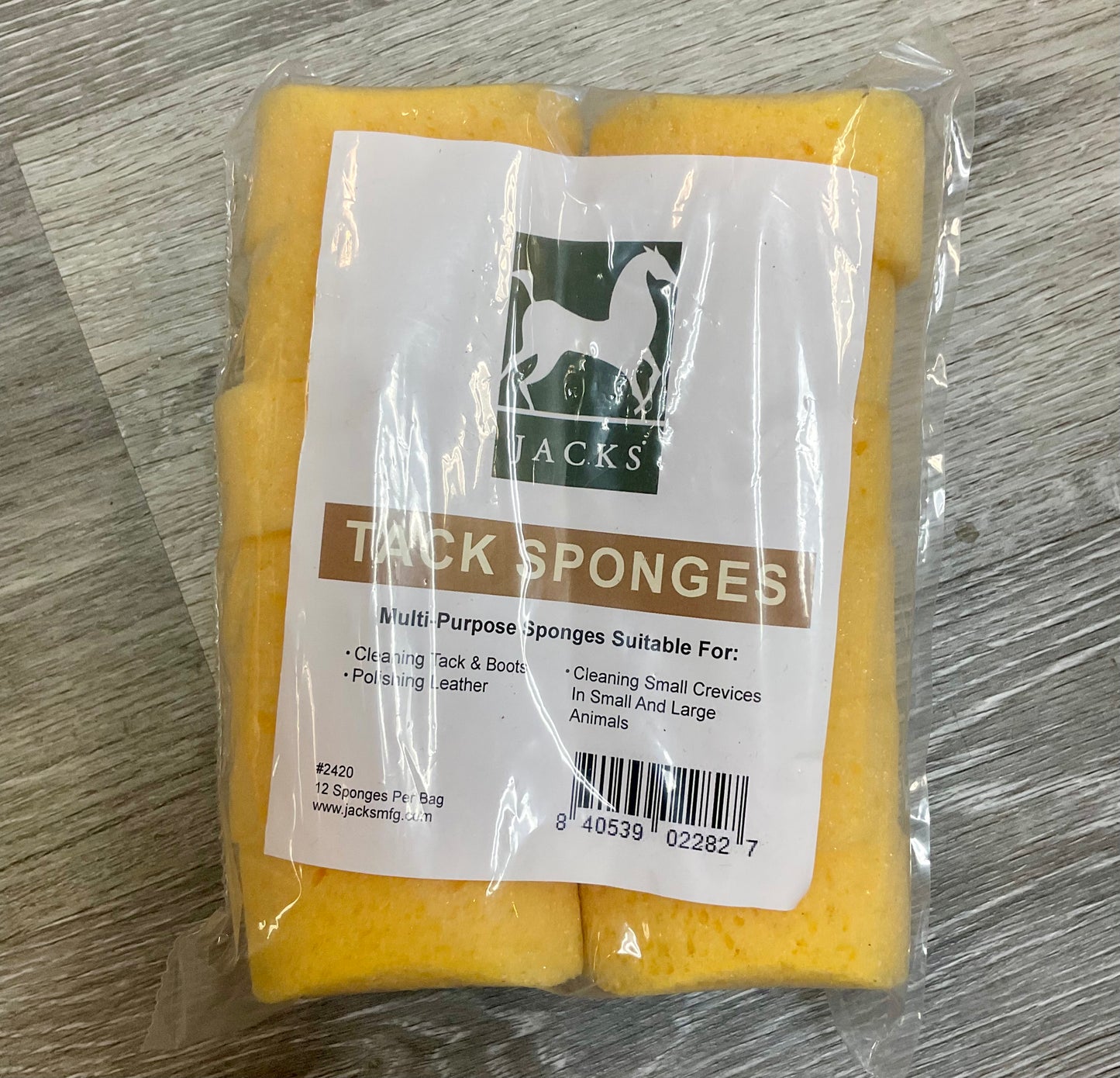 Jacks Tack Sponges 12pk