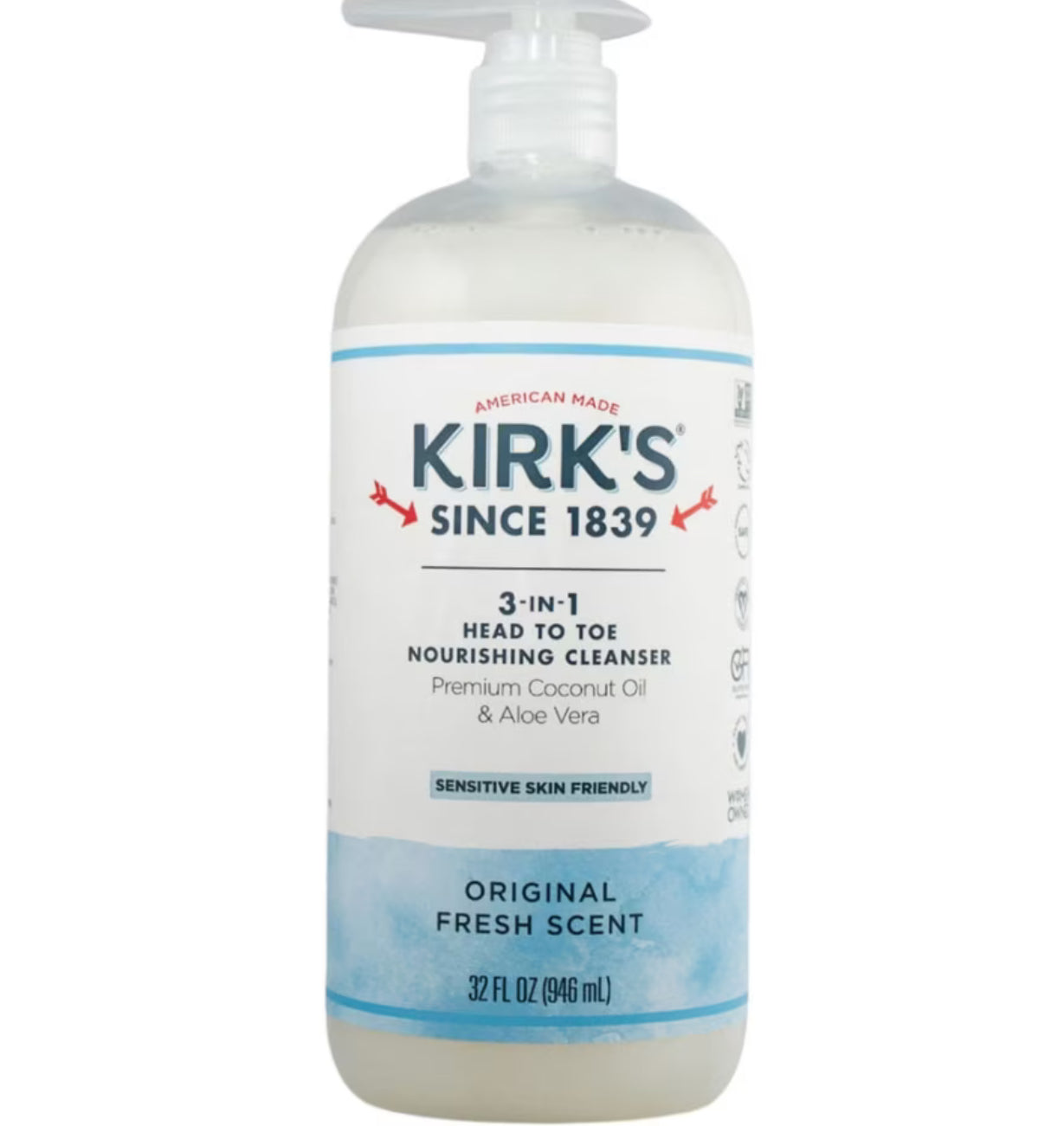 Kirk’s 3-in-1 Original Liquid Soap