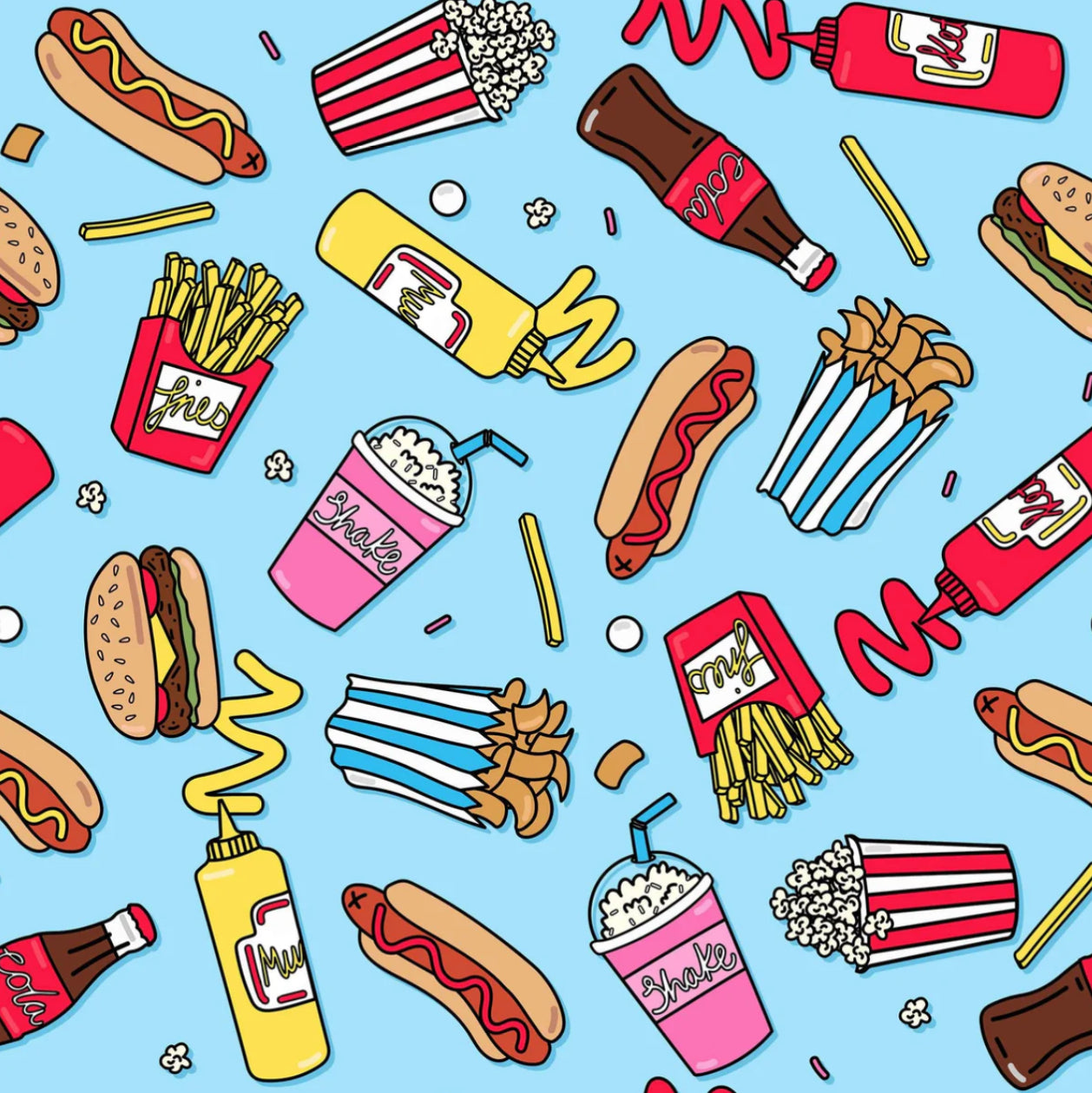 Dreamers&Schemers Socks “Snack Attack”