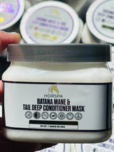 Load image into Gallery viewer, Batana Mane & Tail Deep Conditioner Mask 100% Natural 16 oz
