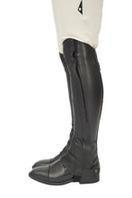 Load image into Gallery viewer, Grand Prix LC Italian Full Leather Half Chaps, Black