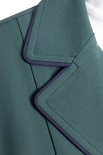 Load image into Gallery viewer, Grand Prix Ladies EQJ Classic 3 Button Show Jacket, New Green with Navy Piping