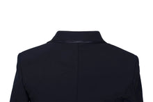 Load image into Gallery viewer, Grand Prix Saltare Dolce 4 Button Riding Show Jacket, Navy