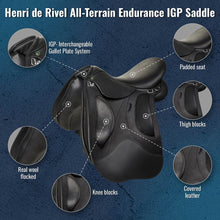 Load image into Gallery viewer, Henri de Rivel All-Terrain Endurance IGP Saddle