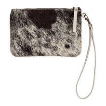 Load image into Gallery viewer, Huntley Equestrian Cowhide Wristlet Handbag Small with Zipper