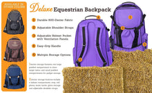 Load image into Gallery viewer, Huntley Equestrian Deluxe Equestrian Backpack