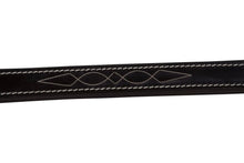 Load image into Gallery viewer, Huntley Equestrian Fancy Stitched Leather Halter Replacement Crown Piece