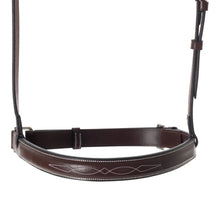Load image into Gallery viewer, Huntley Equestrian Fancy Stitched Raised Crank Noseband