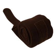Load image into Gallery viewer, Huntley Equestrian Polo Fleece Wraps, Set of 4, Black