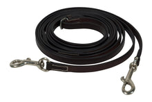 Load image into Gallery viewer, Huntley Equestrian Sedgwick Leather Draw Reins With Snap Ends