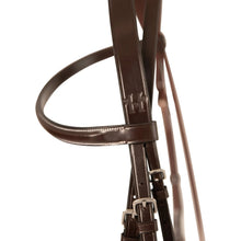 Load image into Gallery viewer, Huntley Equestrian Sedgwick Fancy Stitched Bridle with Cheek Clips and Reins