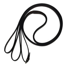 Load image into Gallery viewer, Huntley Equestrian Sedgwick Leather Draw Reins With Loop Ends
