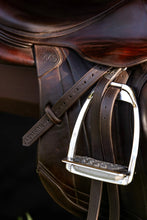 Load image into Gallery viewer, Huntley Equestrian Sedgwick Leather Flat Buckle Stirrup Leathers