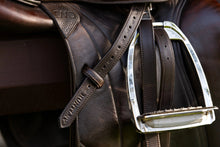 Load image into Gallery viewer, Huntley Equestrian Sedgwick Leather Flat Buckle Stirrup Leathers