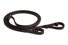 Load image into Gallery viewer, Huntley Equestrian Sedgwick Pelham Flat Curb Rein