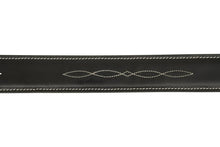 Load image into Gallery viewer, Huntley Fancy Stitched Ladies 1.5" Inch wide belt, Black