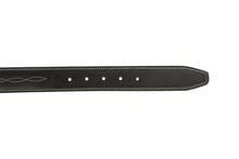 Load image into Gallery viewer, Huntley Fancy Stitched Ladies 1.5" Inch wide belt, Black
