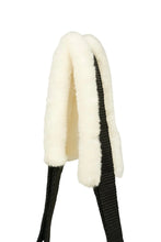 Load image into Gallery viewer, Huntley Fleece Padded Nylon Grazing Muzzle, Black
