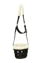 Load image into Gallery viewer, Huntley Fleece Padded Nylon Grazing Muzzle, Black