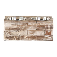 Load image into Gallery viewer, Huntley Pet Elevated Dog and Cat Double Bowl Feeder