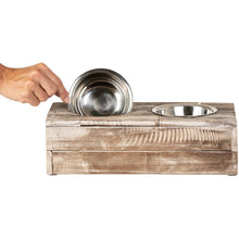 Load image into Gallery viewer, Huntley Pet Elevated Dog and Cat Double Bowl Feeder