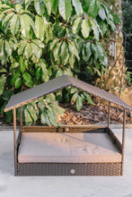 Load image into Gallery viewer, Huntley Pet Rattan Wicker Indoor Outdoor Cabana Raised Pet Bed