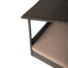 Load image into Gallery viewer, Huntley Pet Rattan Wicker Indoor Outdoor Cabana Raised Pet Bed