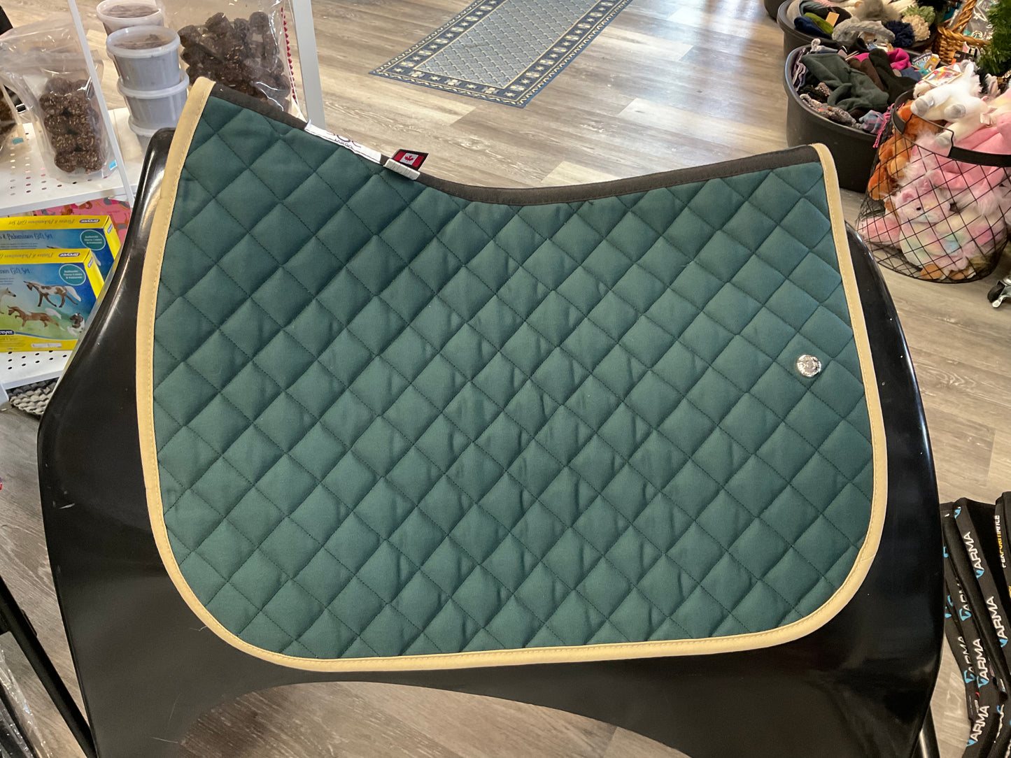 Ogilvy Pony Babypad Hunter Green/Tan
