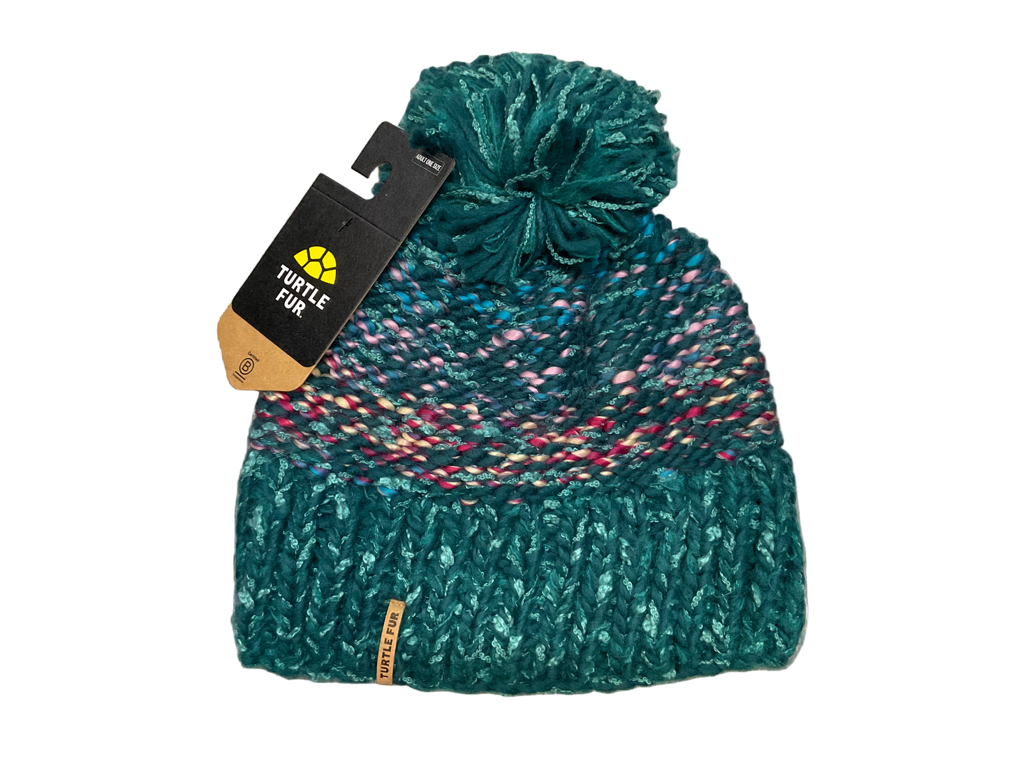 Turtle Fur Firefly Pom Beanie