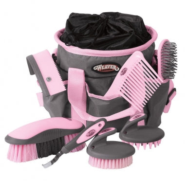Pink & Grey Grooming Set