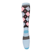 Load image into Gallery viewer, TuffRider NEON VENTILATED ARGYLE SOCKS