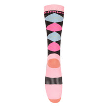 Load image into Gallery viewer, TuffRider NEON WINTER ARGYLE SOCKS