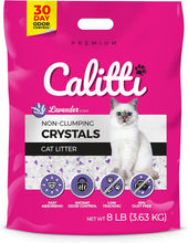 Load image into Gallery viewer, Calitti Non-Clumping Cat Litter Crystals with Silica Gel, 8 lbs