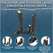 Load image into Gallery viewer, The Hinterland TuffRider Ladies Convertible Riding Boots – Use as Paddock or Tall Boots