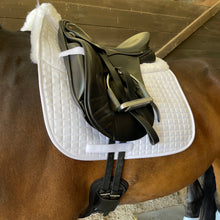 Load image into Gallery viewer, Ergonomics Spur Saver Dressage Girth with Buckle Guards