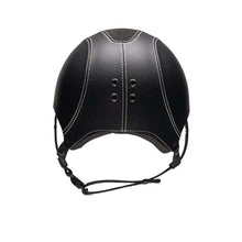 Load image into Gallery viewer, Egide Black Leather Helmet