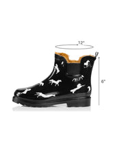 Load image into Gallery viewer, 🎁Norty Womens Ankle Rain Boots w/Fur