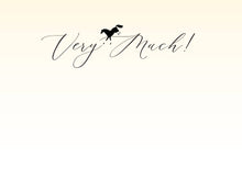 Load image into Gallery viewer, Horse Thank You Card: Galloping Horses