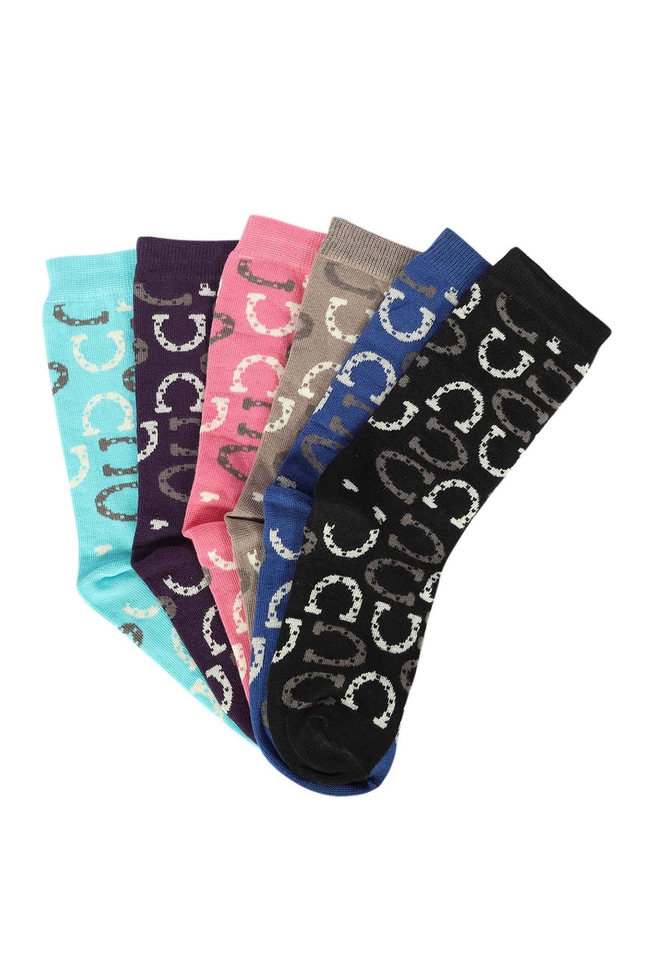 AWST Int'l Lucky Horseshoes Socks