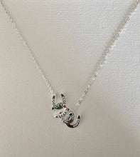 Load image into Gallery viewer, 🎁Horseshoes w/AQUA Petite Necklace