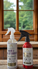 Load image into Gallery viewer, Mane & Tail Detangling Spray - The Ultimate Calendula & Chamomile 16oz Aluminum Bottle