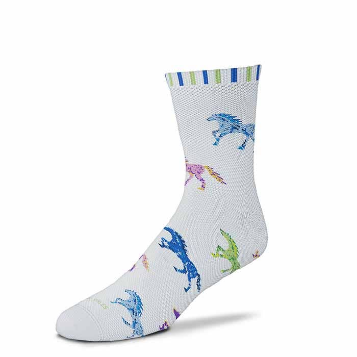G.T. Reid Youth Socks - Psychedelic Horses