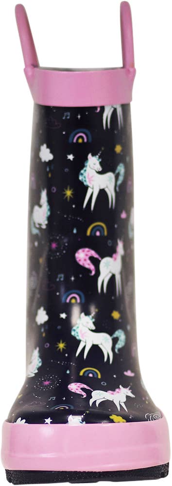 Norty Toddlers Big Kids Boy's Girl's Waterproof Rubber Rain