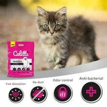 Load image into Gallery viewer, Calitti Non-Clumping Cat Litter Crystals with Silica Gel, 8 lbs