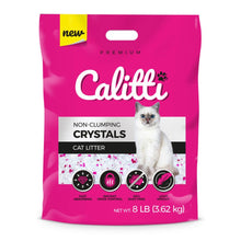 Load image into Gallery viewer, Calitti Non-Clumping Cat Litter Crystals with Silica Gel, 8 lbs