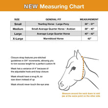 Load image into Gallery viewer, DS26 Cashel Econo Fly Mask Without Ears, Gold Lightweight Horse Fly Protection