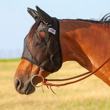 Load image into Gallery viewer, DS26 Cashel Quiet Ride Fly Mask with Ears for Horses, Lightweight Riding Protection
